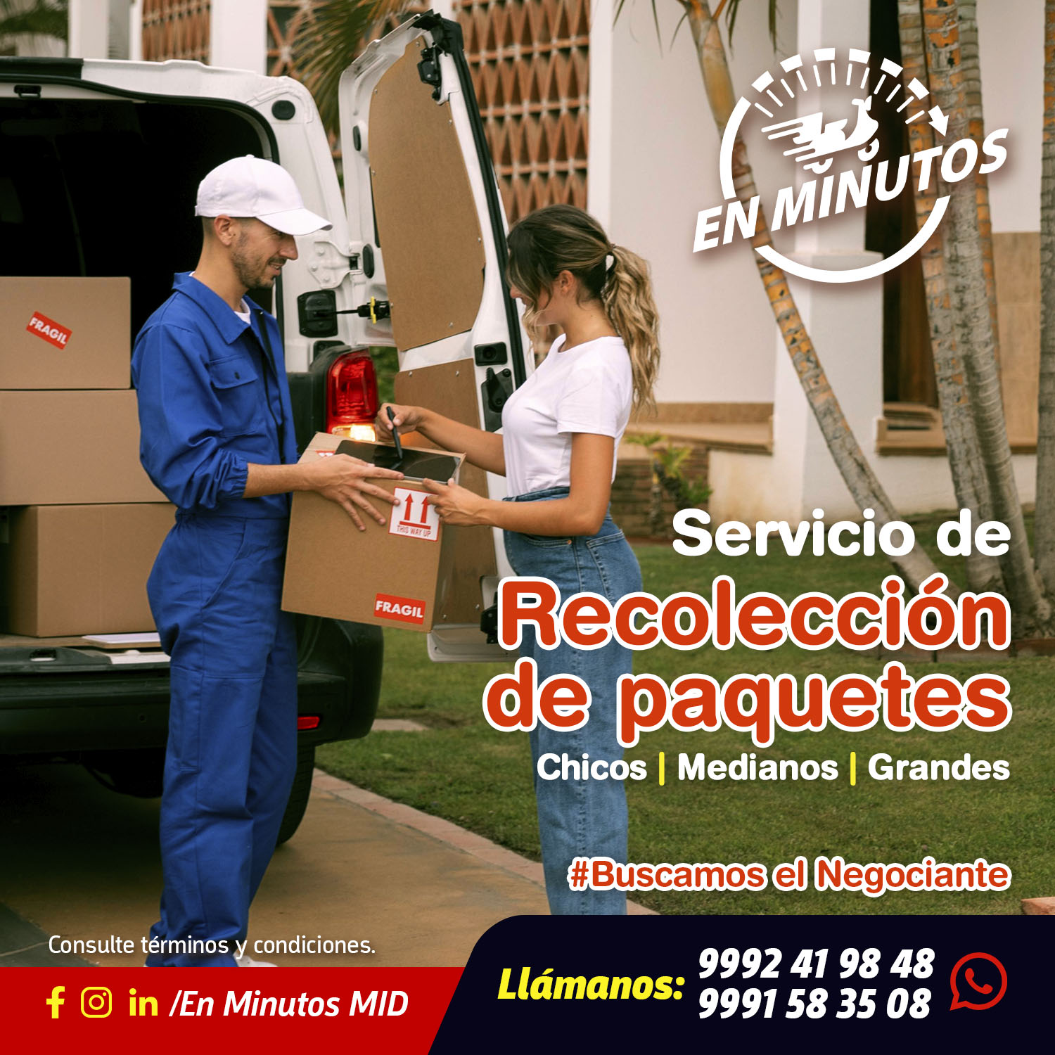 Moto, auto, van o pick up… ¡nos adaptamos a ti! Transportamos desde un sobre hasta una carga pesada. 📦 Recolección y entrega segura en todo Yucatán. 💼 Ideal para empresas, comercios y emprendedores.